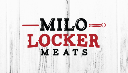 milo locker meats logo