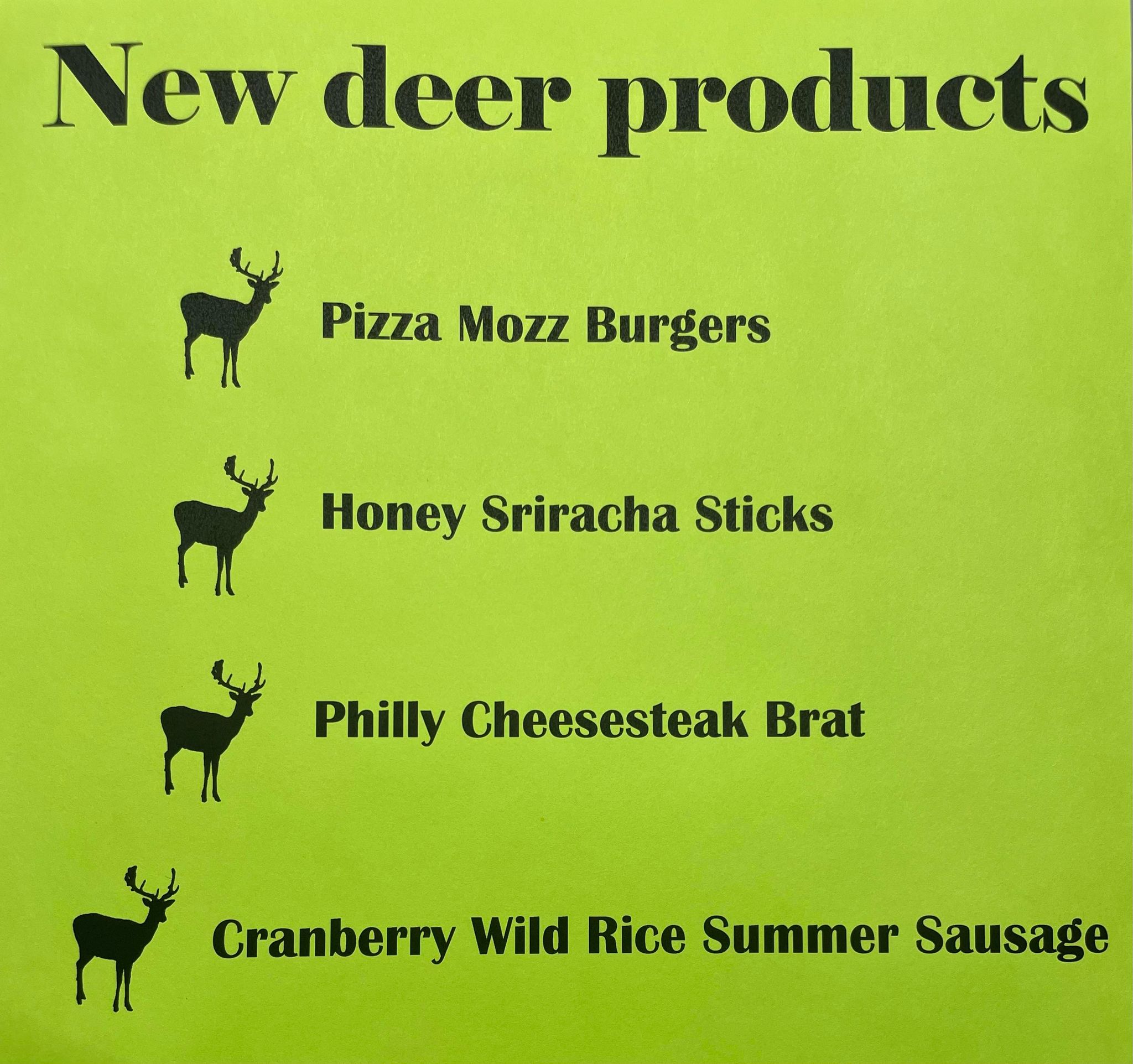 Deer New Items